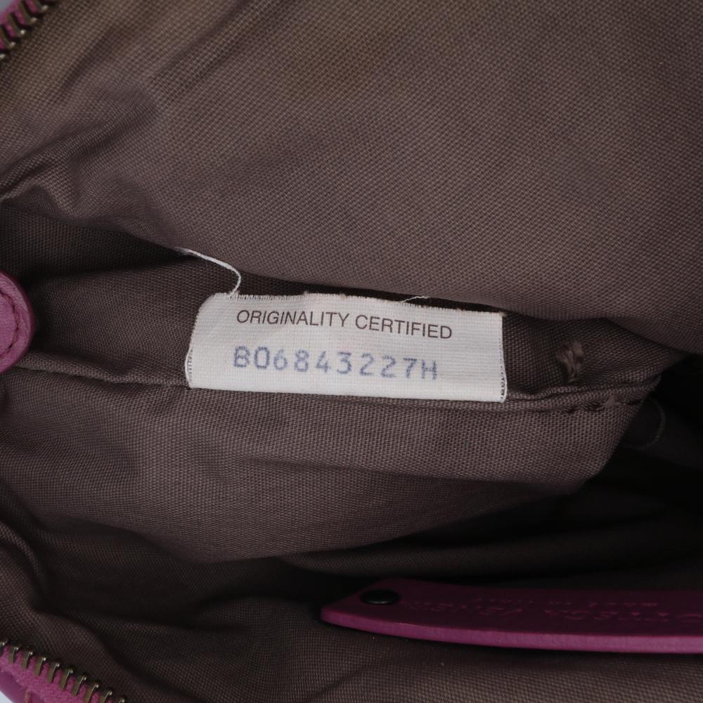 Bottega Veneta B Bottega Veneta Purple Nappa Leather Leather Nappa Intrecciato Crossbody Italy