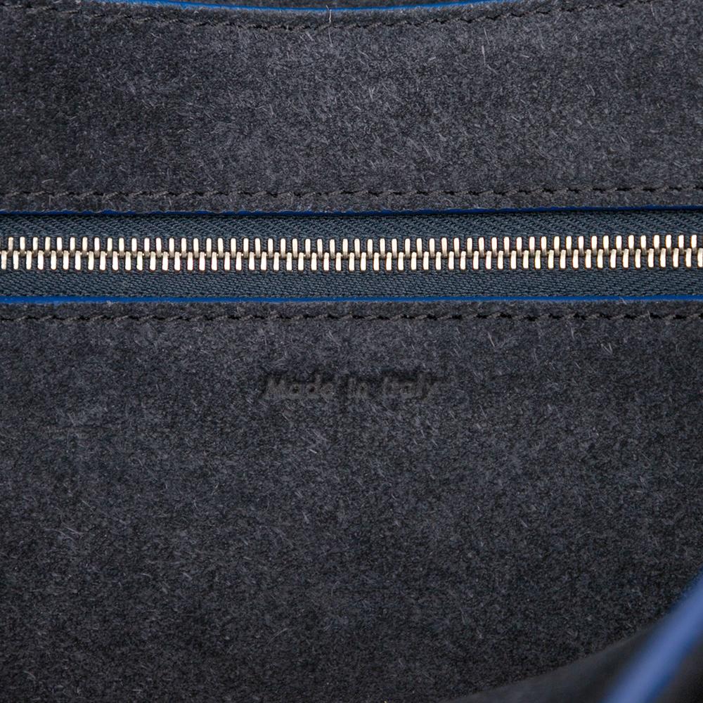 Celine B Celine Black with Multi Calf Leather Tricolor skin and Suede Diamond Shoulder Bag Italy