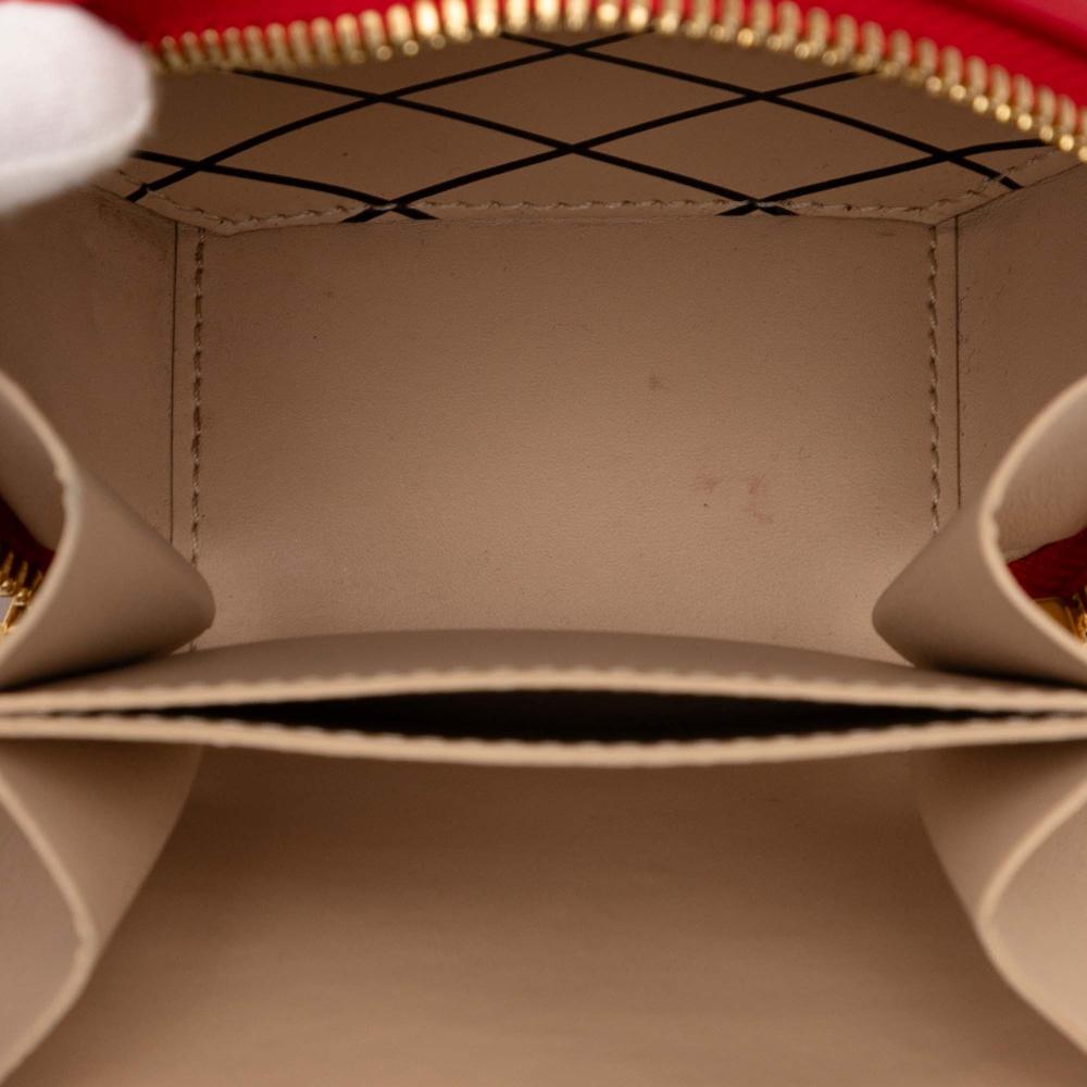 Louis Vuitton AB Louis Vuitton Red Vernis Leather Leather Monogram Vernis Mini Boite Chapeau Souple Spain