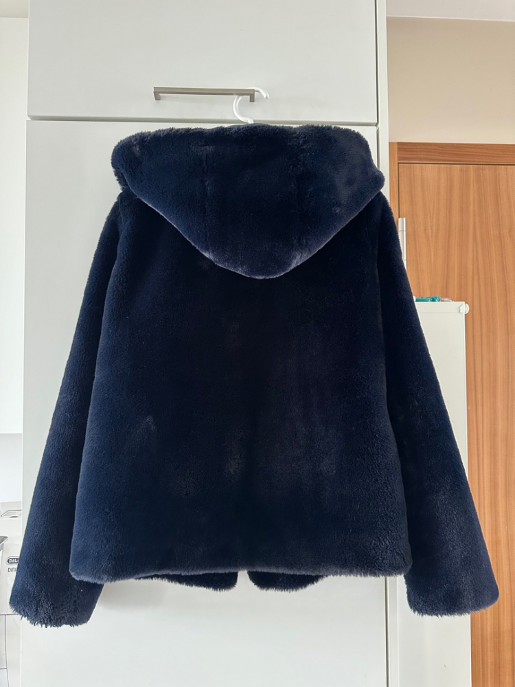 Claudie Pierlot Manteau court bleu marine