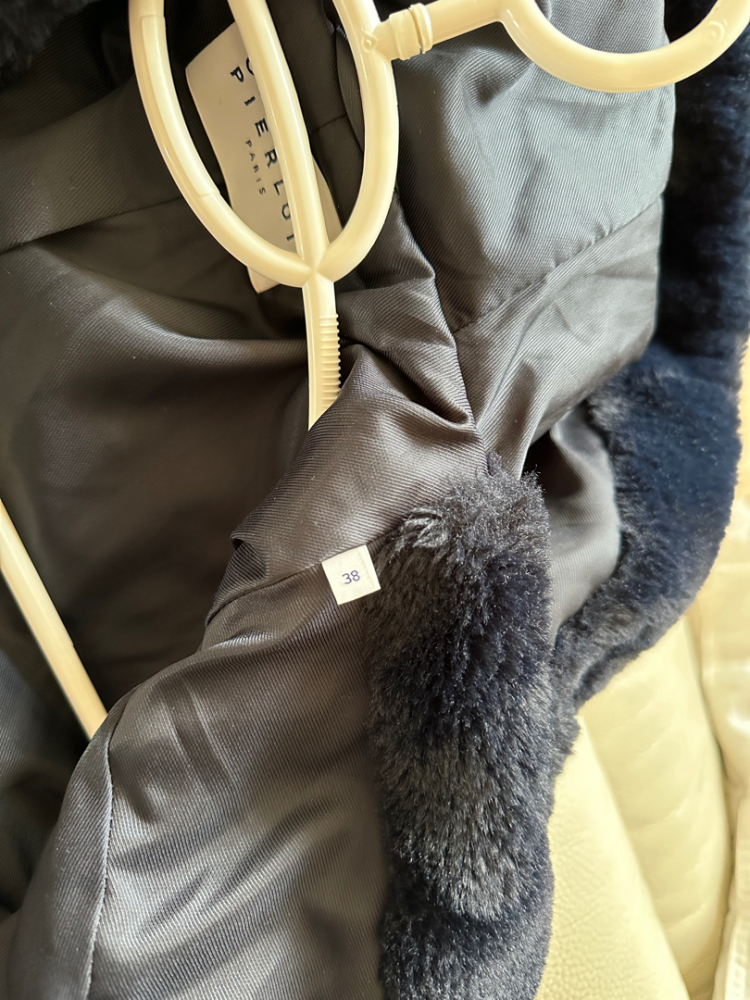 Claudie Pierlot Manteau court bleu marine