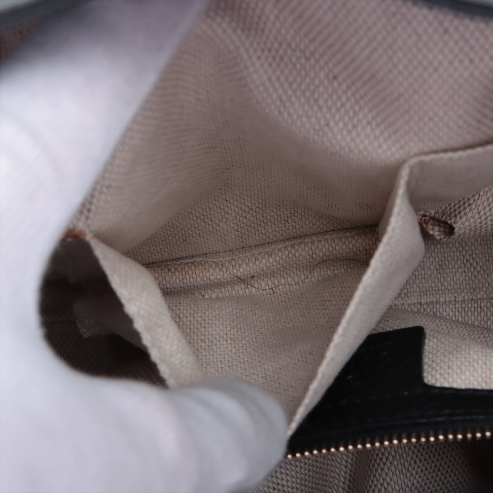 Gucci Soho Leather Shoulder Bag Black