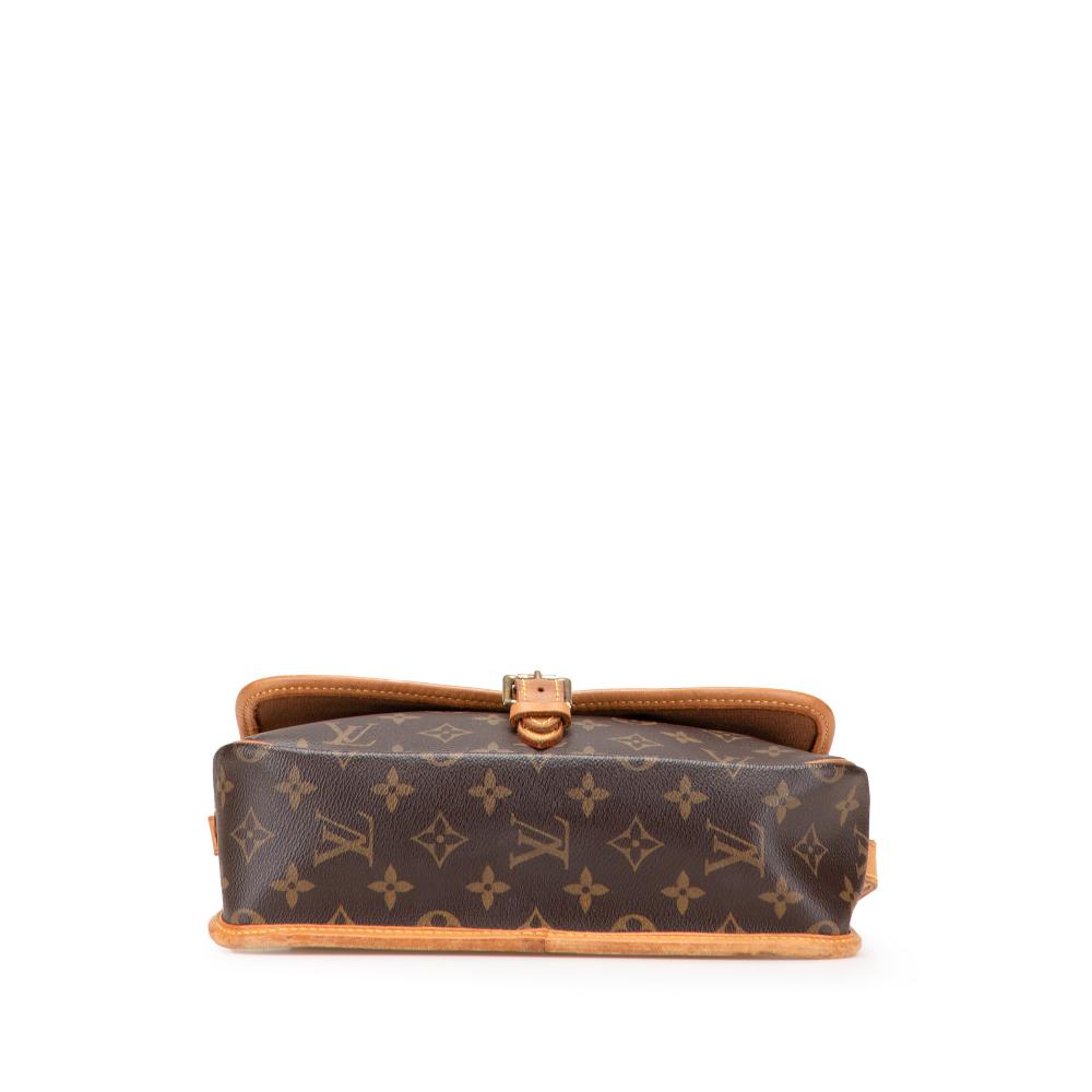 Louis Vuitton B Louis Vuitton Brown Monogram Canvas Canvas Monogram Sologne France