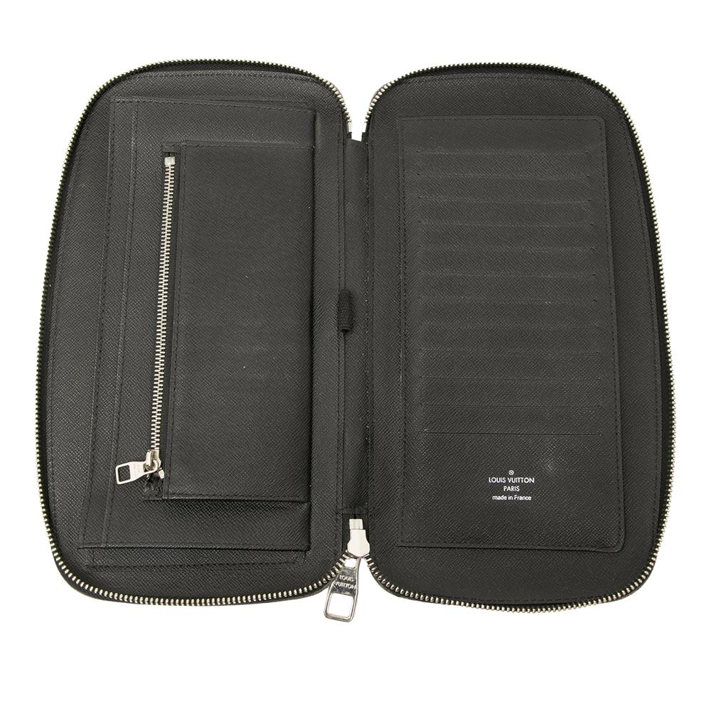 Louis Vuitton B Louis Vuitton Black Damier Canvas Fabric Damier Graphite Atoll Organizer France