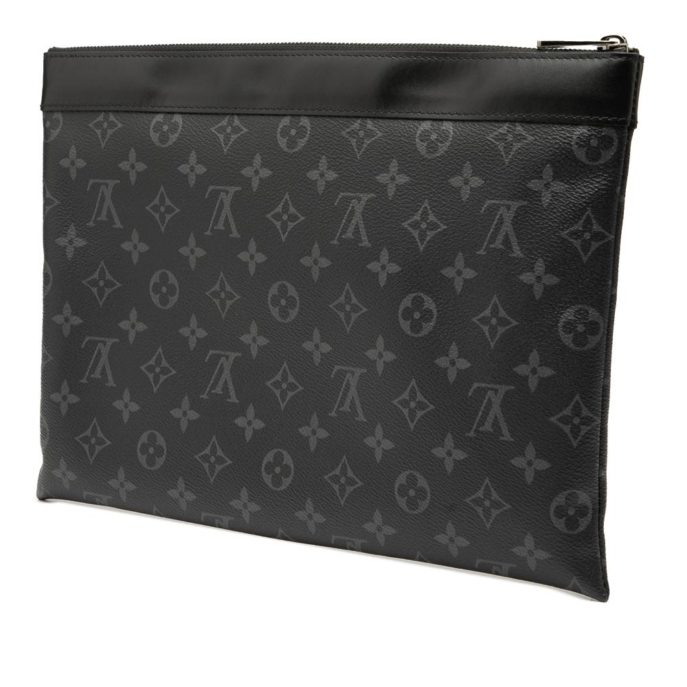 Louis Vuitton B Louis Vuitton Black Monogram Canvas Fabric Monogram Eclipse Discovery Pochette GM France