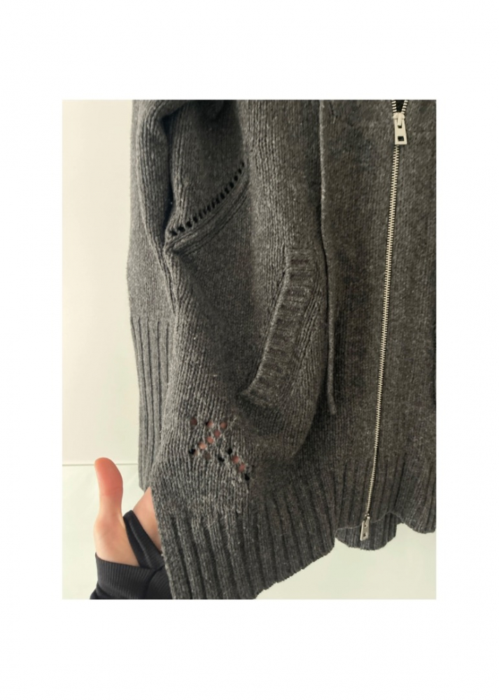 Zadig & Voltaire Sweat à capuche en tricot graphique Salma Amour