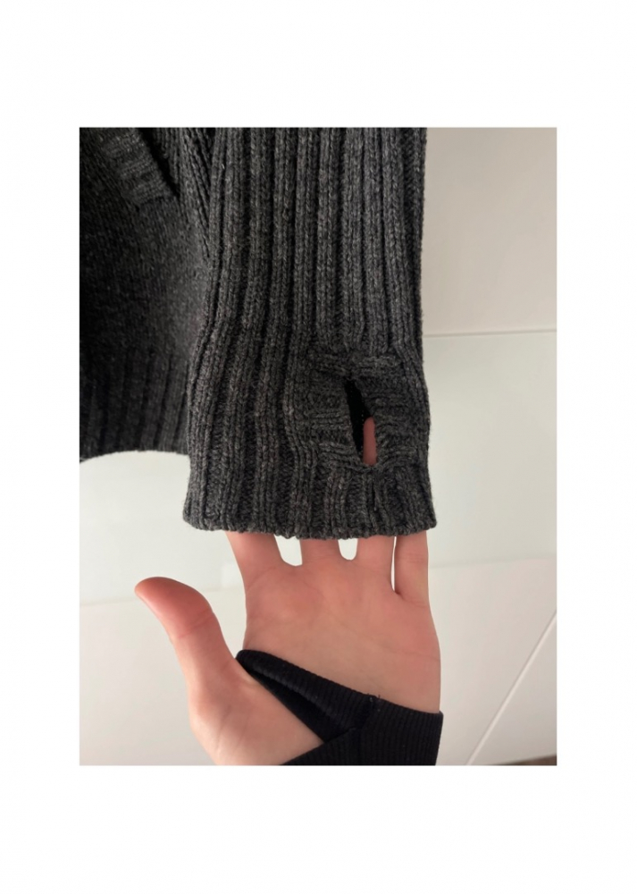 Zadig & Voltaire Sweat à capuche en tricot graphique Salma Amour