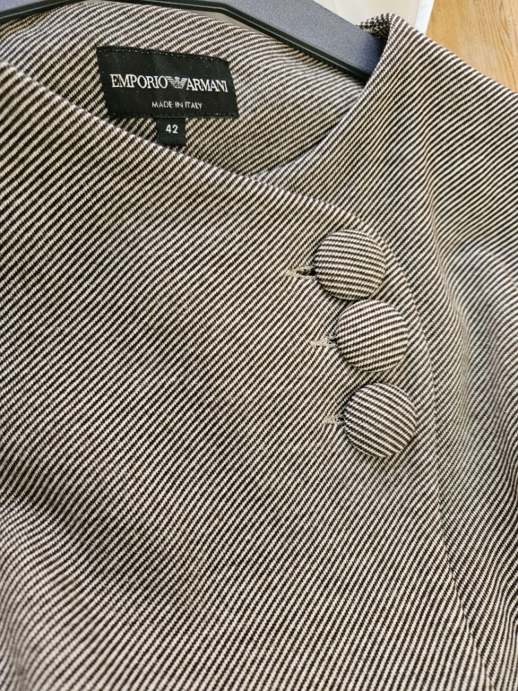 Emporio Armani Cotton and wool cardigan jacket