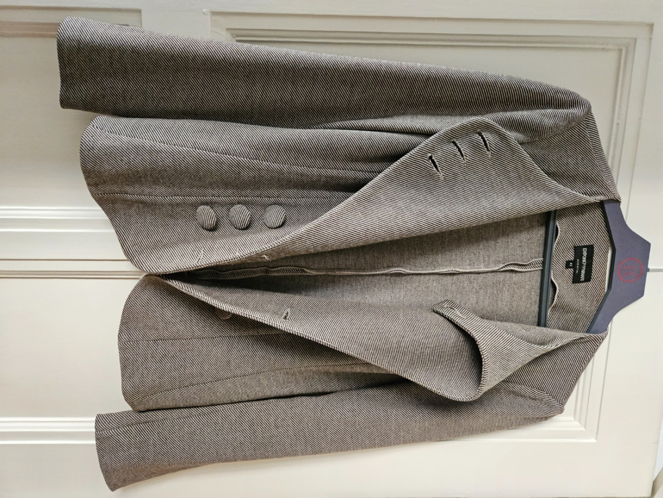 Emporio Armani Cotton and wool cardigan jacket