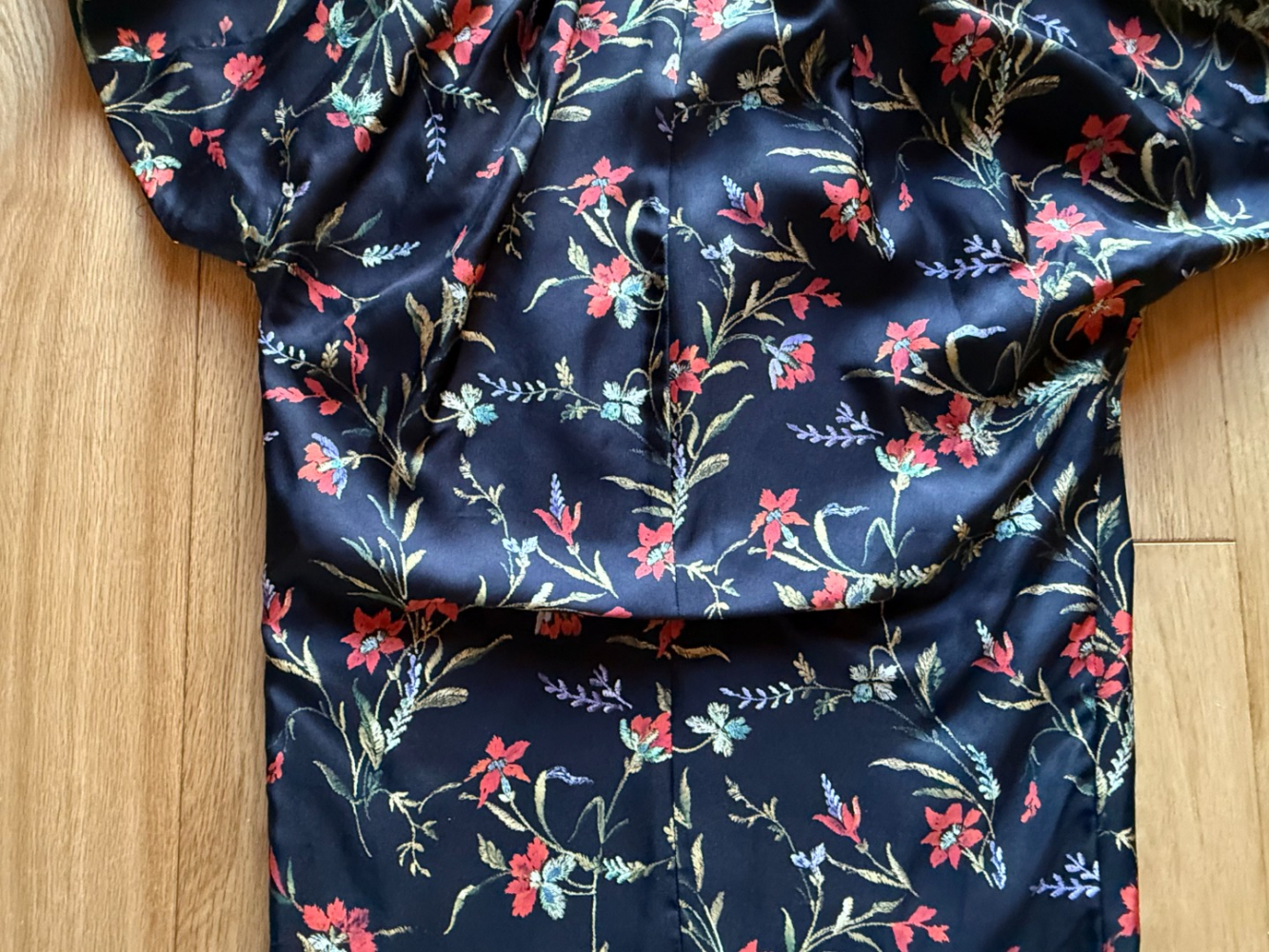Balenciaga Robe en soie à fleurs