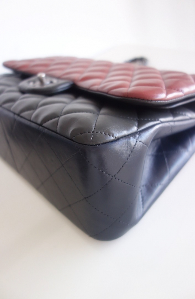 Chanel Classique tricolor bag