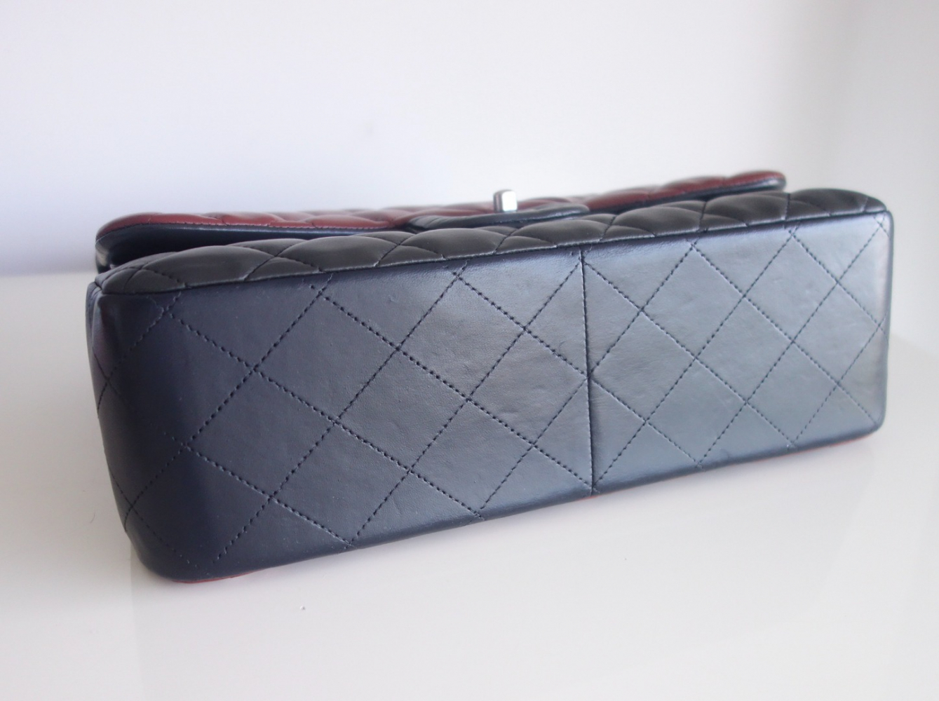 Chanel Classique tricolor bag