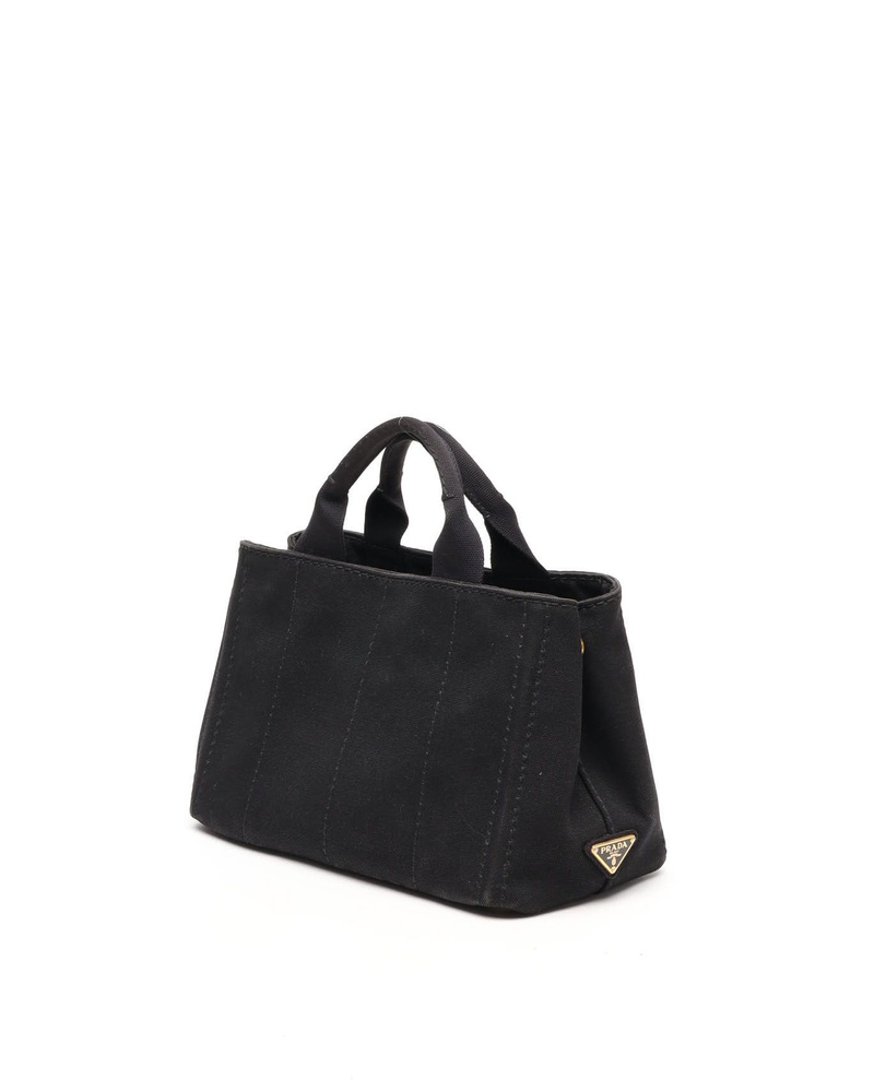 Prada Small Canapa Tote Bag