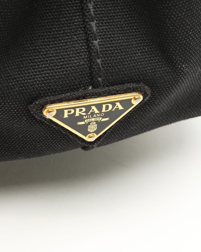Prada Small Canapa Tote Bag