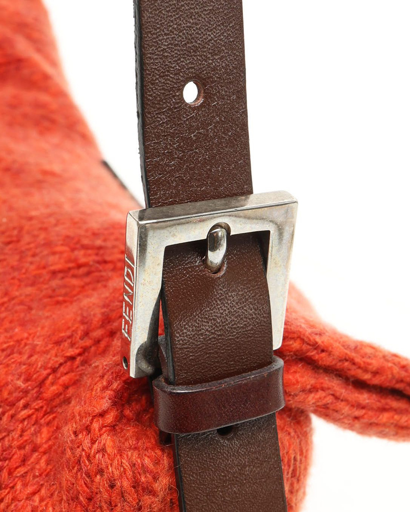 Fendi Wool Baguette Bag