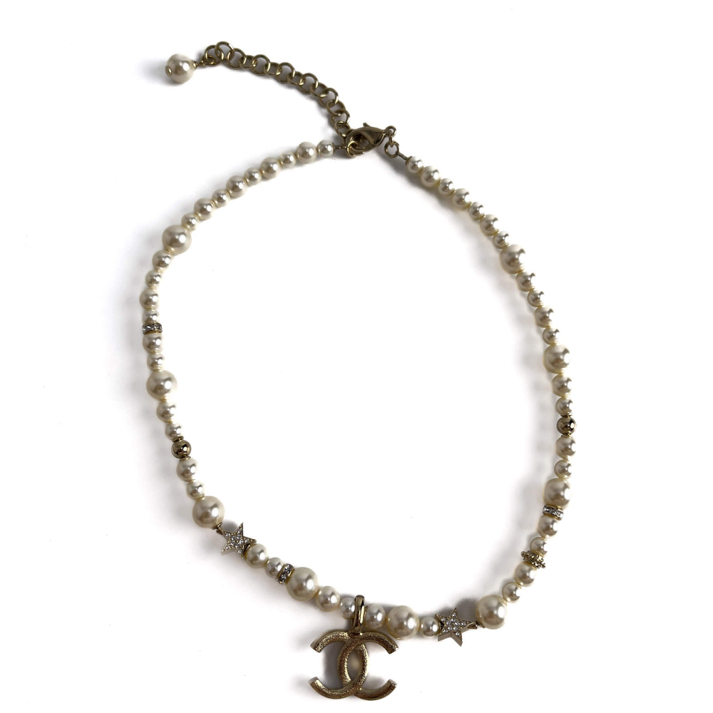 Chanel CC Metal Choker Gold