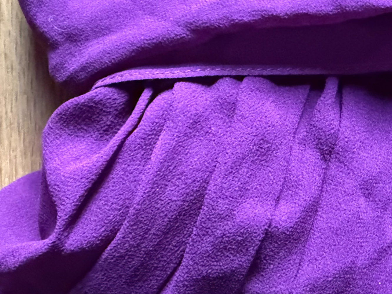 Max Mara Combinaison fluide en soie violette Pianoforte