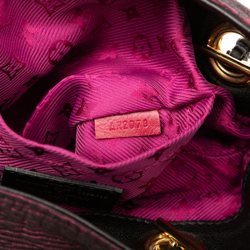 Louis Vuitton AB Louis Vuitton Purple Jacquard Fabric Limited Edition Metallic Double Jeu Neo Alma Tote France