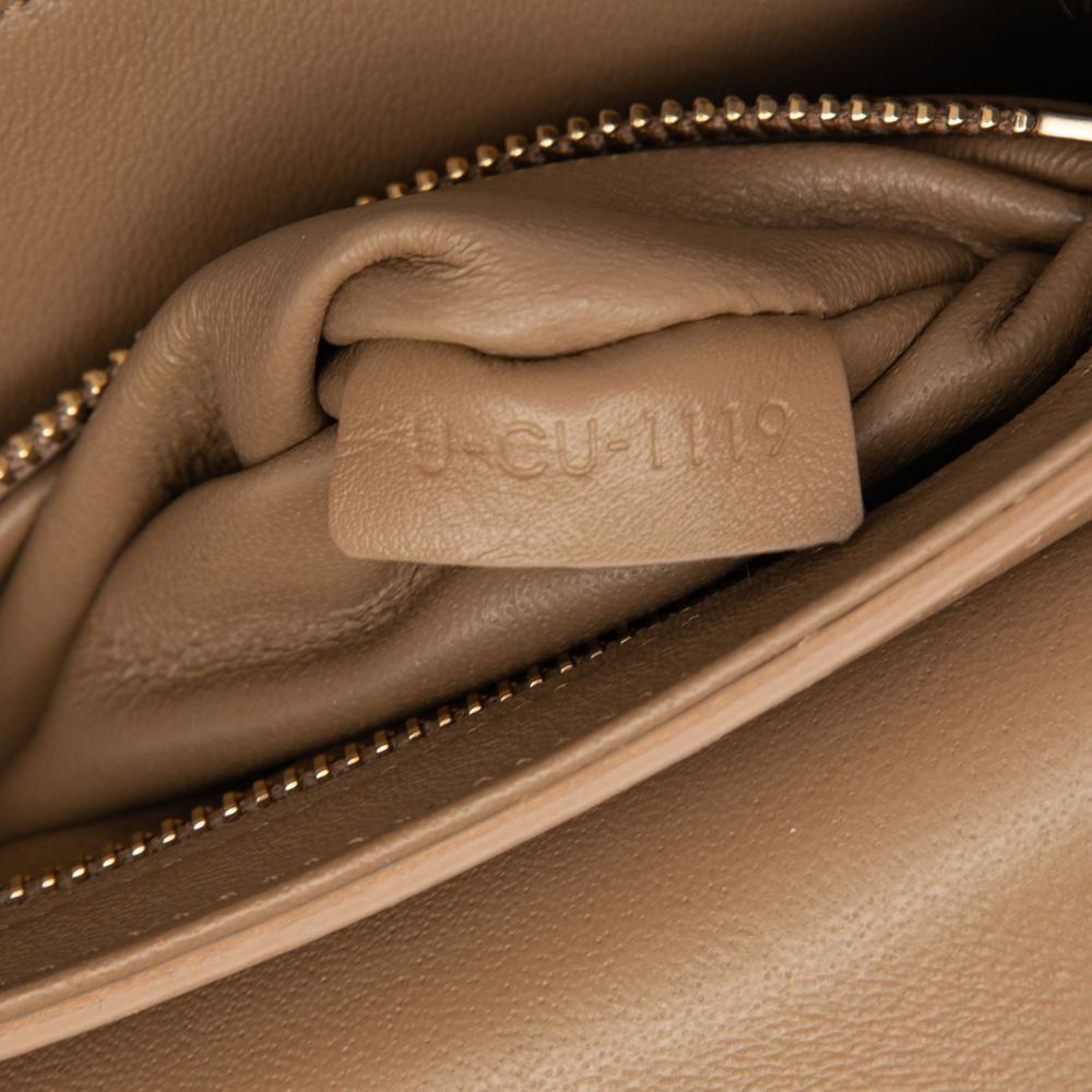 Celine AB Celine Brown Light Brown Calf Leather Small C Bag Italy