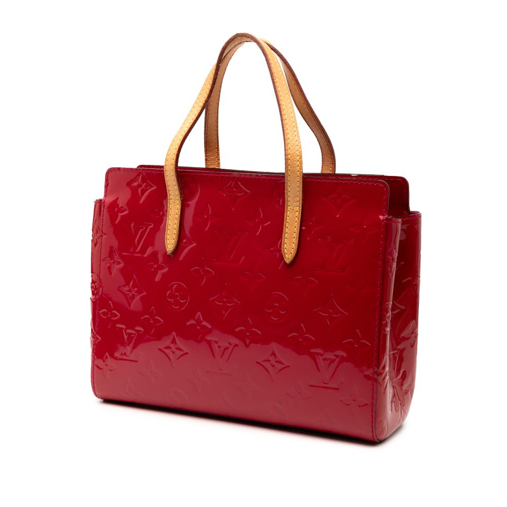 Louis Vuitton B Louis Vuitton Red Vernis Leather Leather Monogram Vernis Catalina BB France