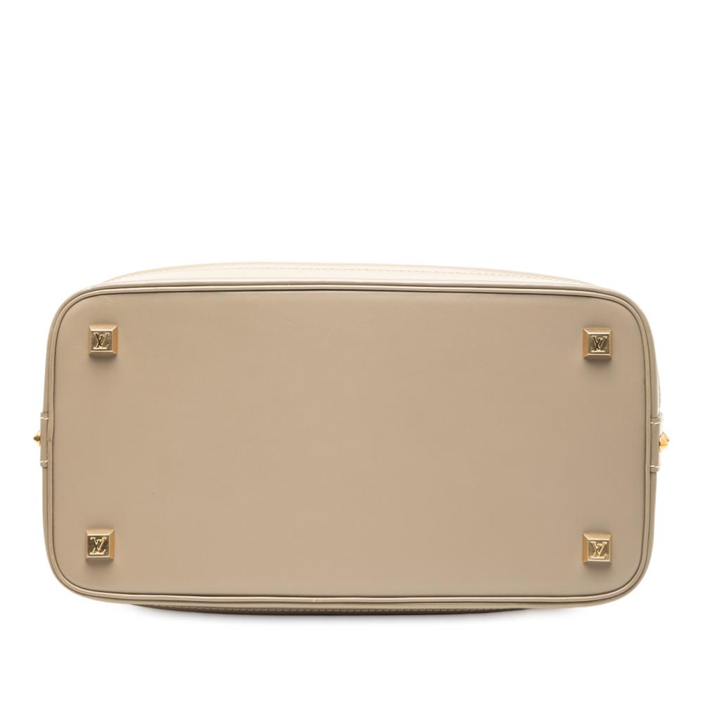 Louis Vuitton B Louis Vuitton Brown Beige Suhali Leather Leather Suhali Lockit MM France