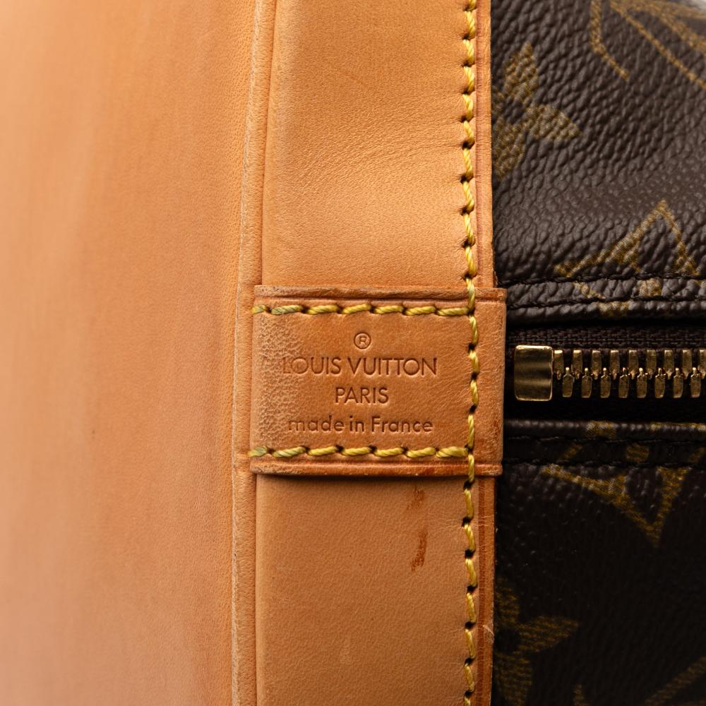 Louis Vuitton B Louis Vuitton Brown Monogram Canvas Fabric Monogram Alma PM France