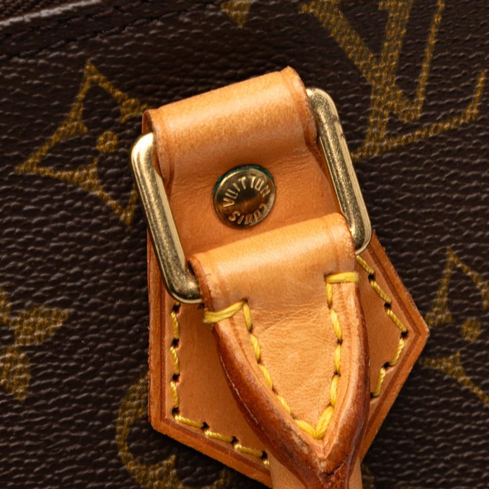 Louis Vuitton B Louis Vuitton Brown Monogram Canvas Fabric Monogram Alma PM France