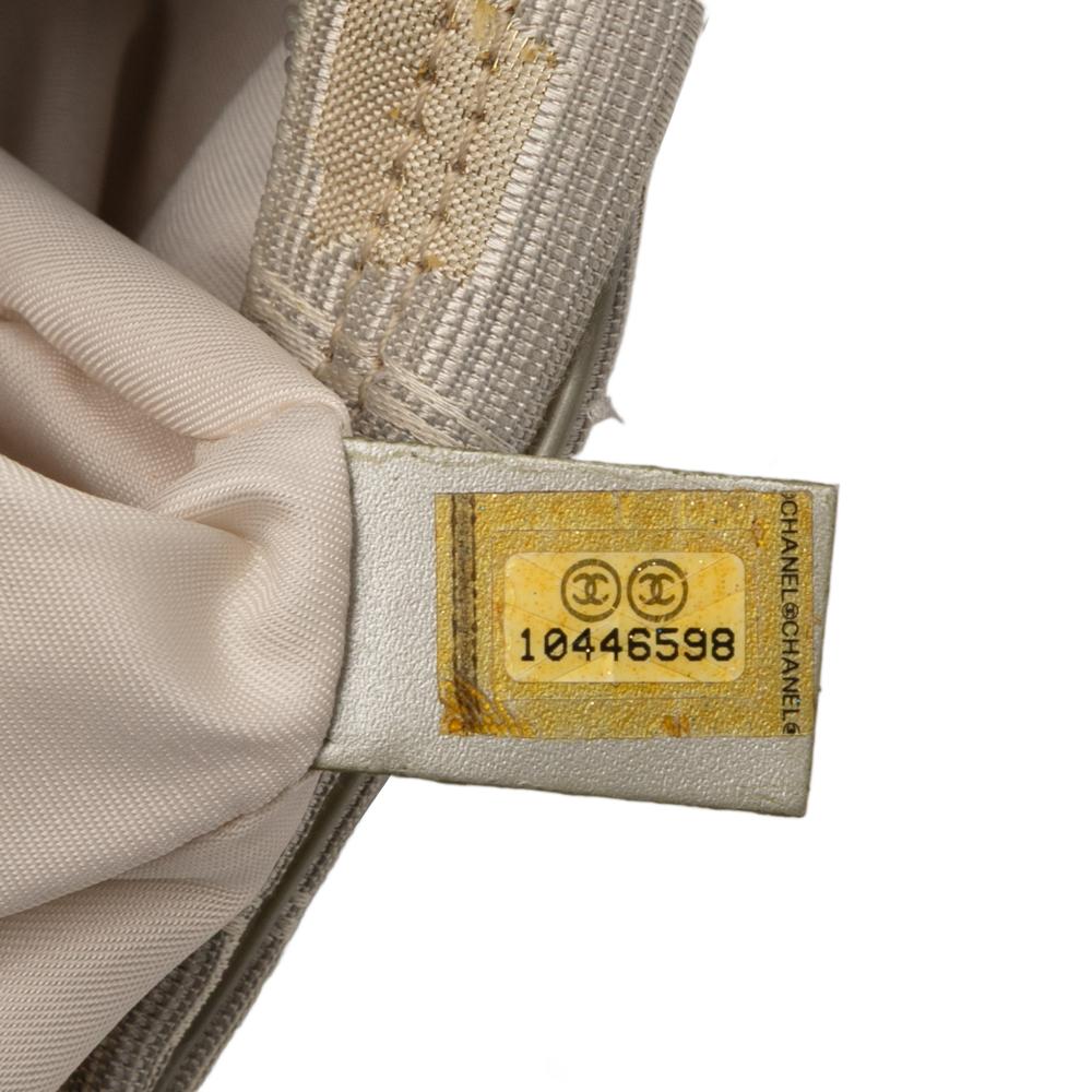 Chanel AB Chanel Gray Nylon Fabric New Travel Line Crossbody Italy