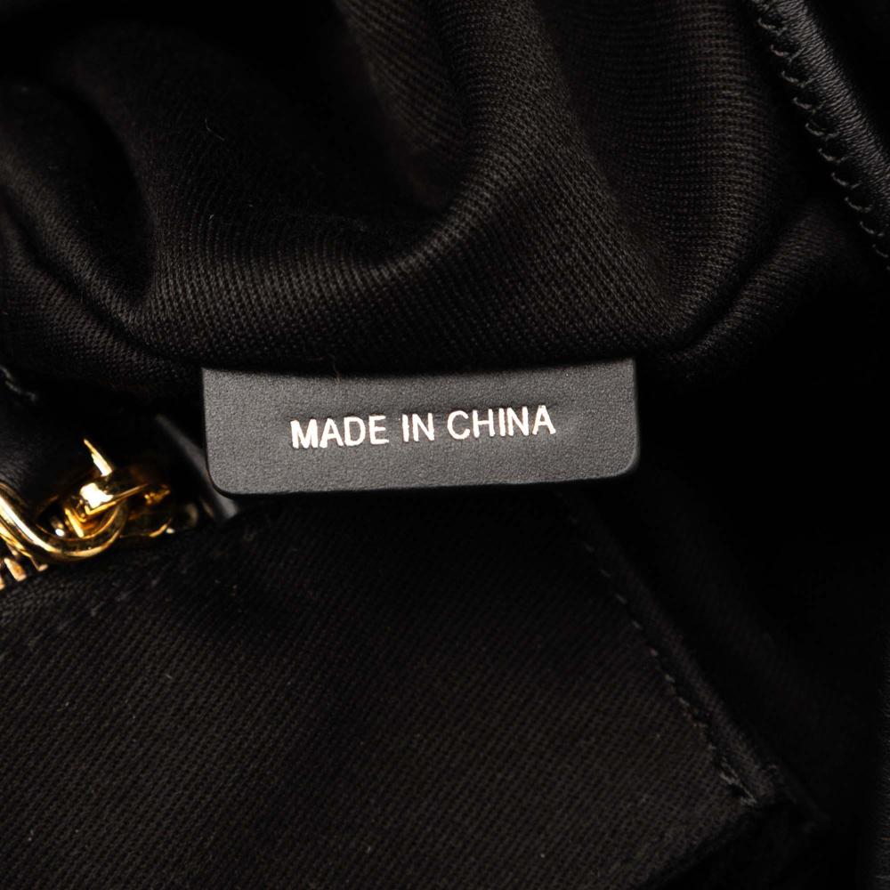 Burberry B Burberry Black Calf Leather Studded Rucksack Backpack China