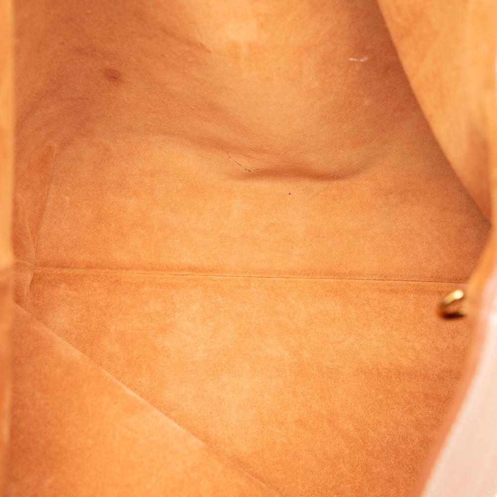 Louis Vuitton AB Louis Vuitton Brown Calf Leather Grained skin Low Key Cabas MM France