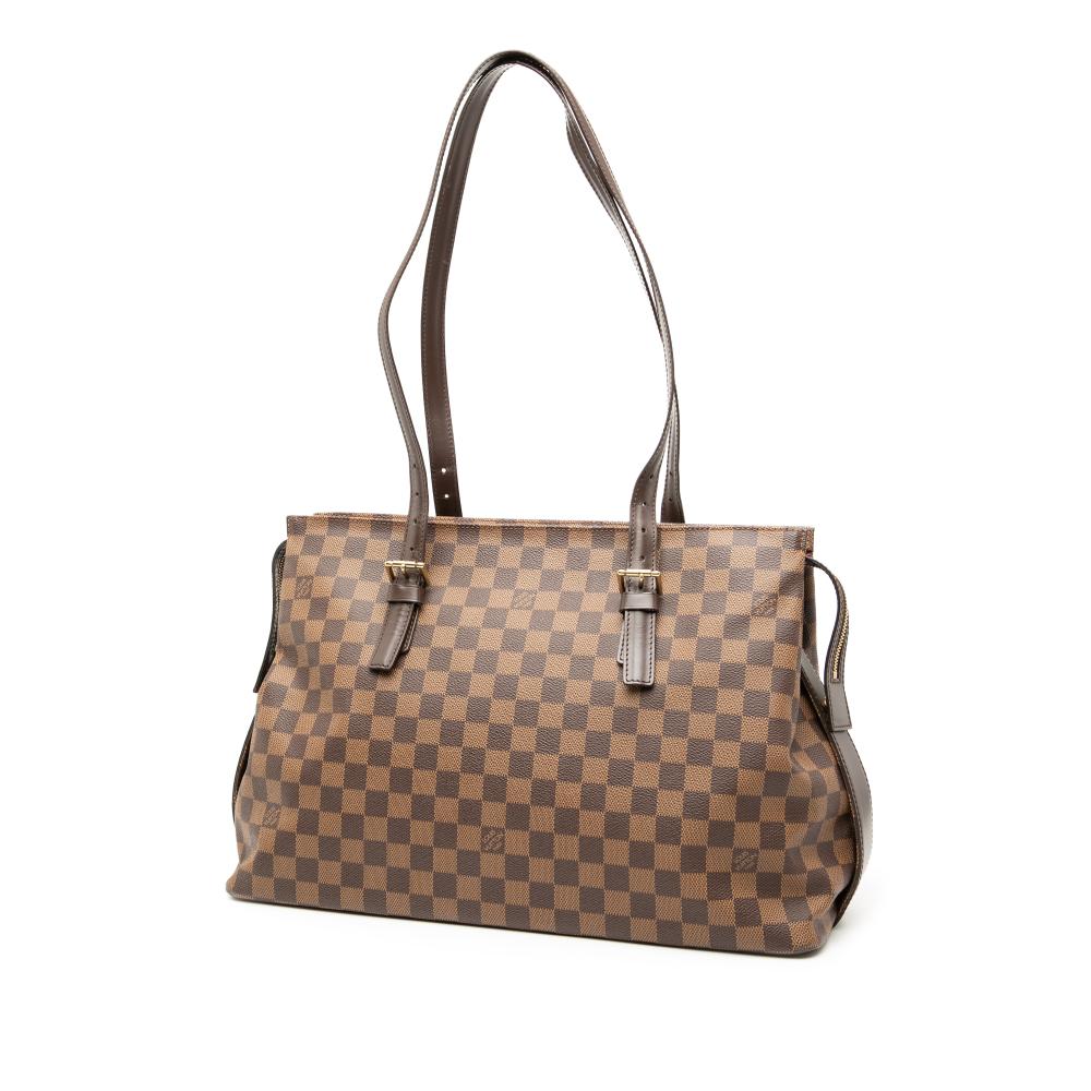 Louis Vuitton B Louis Vuitton Brown Damier Canvas Fabric Damier Ebene Chelsea France