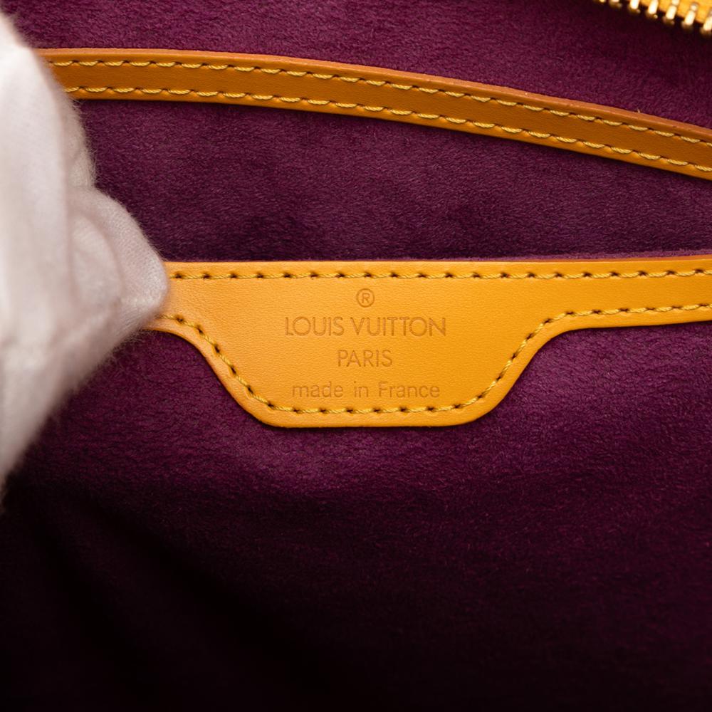 Louis Vuitton B Louis Vuitton Yellow Epi Leather Leather Epi Saint Jacques PM Short Strap France