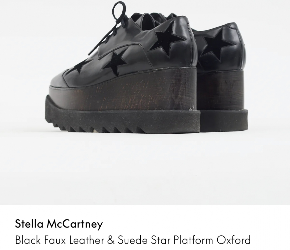 Stella McCartney Chaussures à lacets à plateforme