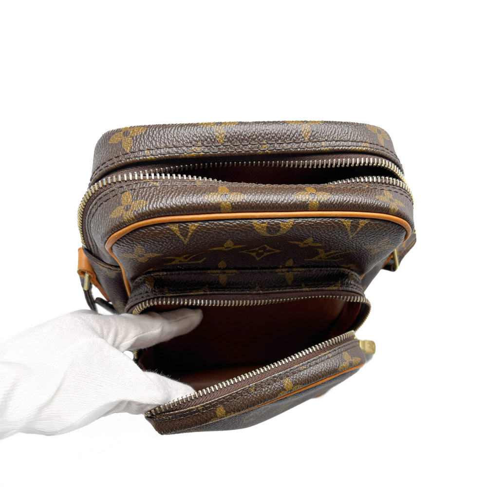 Louis Vuitton Amazone Canvas Crossbody Brown