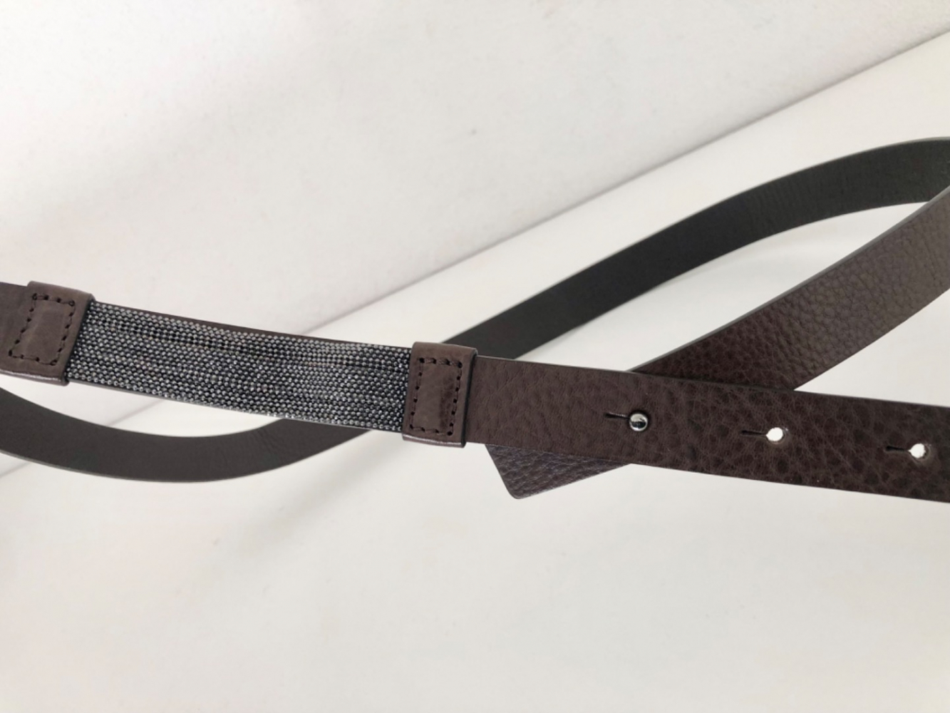 Fabiana Filippi Gürtel Silberfäden