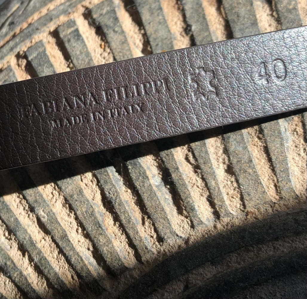 Fabiana Filippi Gürtel Silberfäden