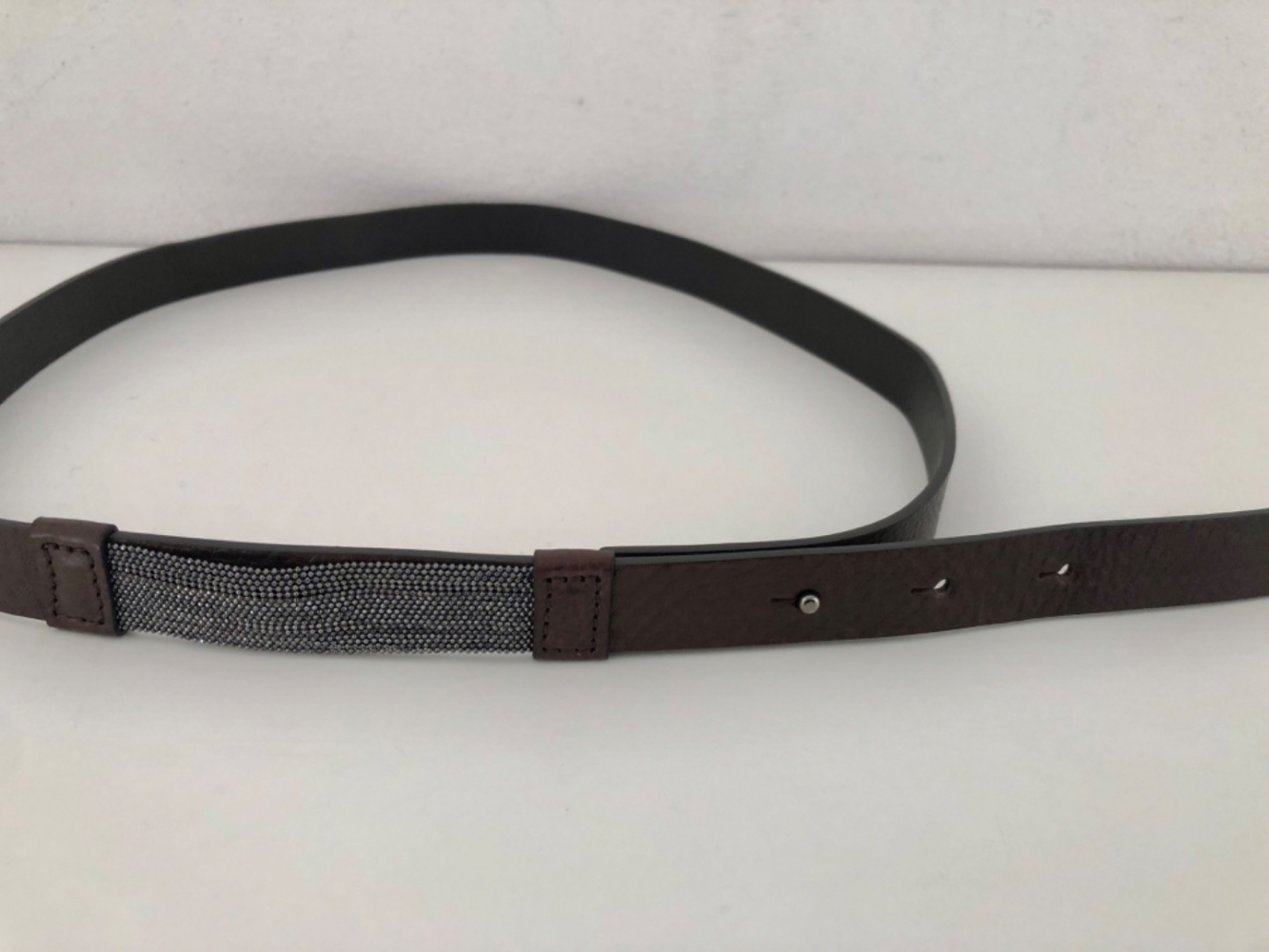 Fabiana Filippi Gürtel Silberfäden