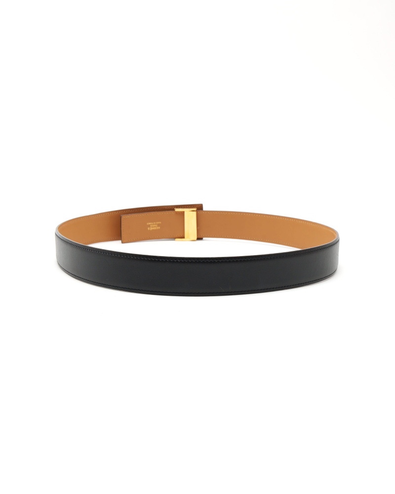 Hermès Clou de Selle Belt, Size 80