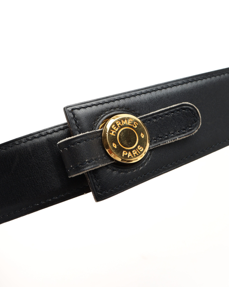Hermès Clou de Selle Belt, Size 80