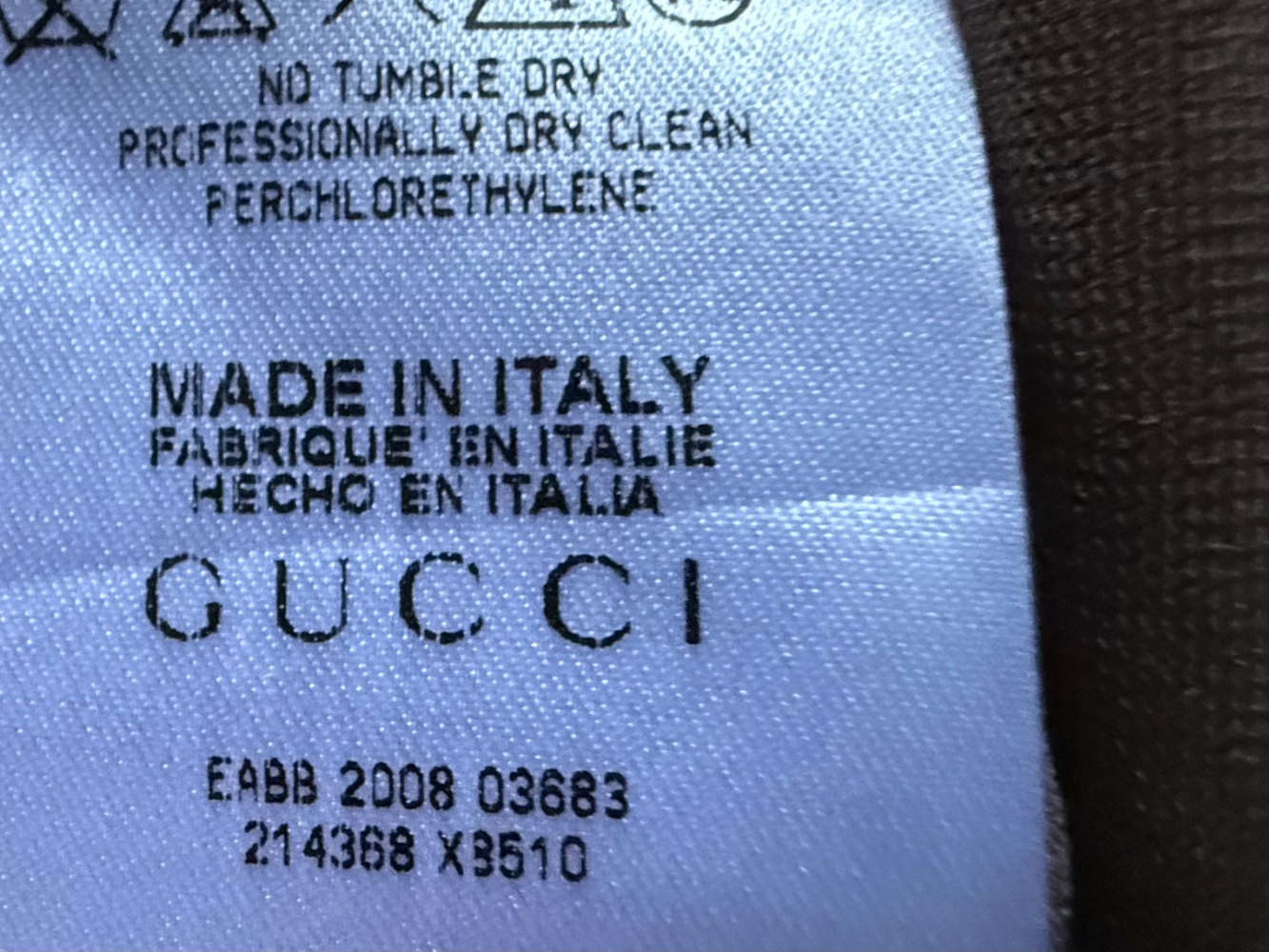 Gucci Slinky Gucci dress with tie