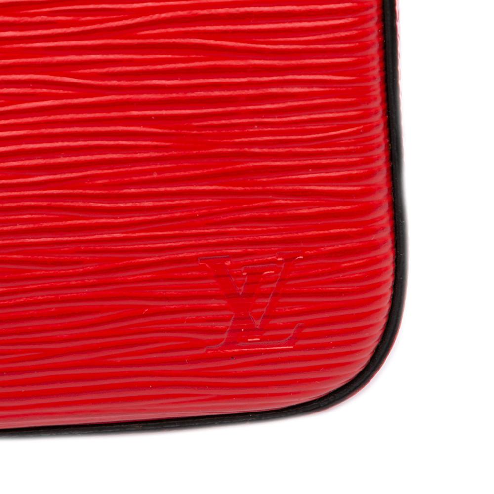 Louis Vuitton AB Louis Vuitton Red Epi Leather Leather Epi Pochette Felicie France