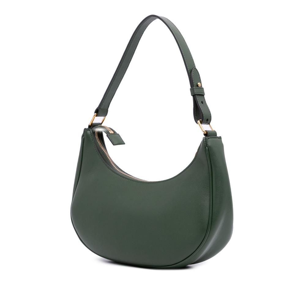 Celine AB Celine Green Dark Green Calf Leather Ava Shoulder Bag Italy