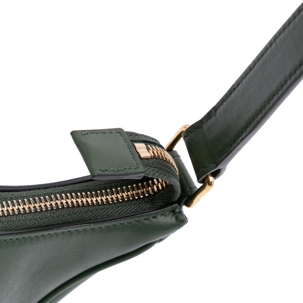 Celine AB Celine Green Dark Green Calf Leather Ava Shoulder Bag Italy