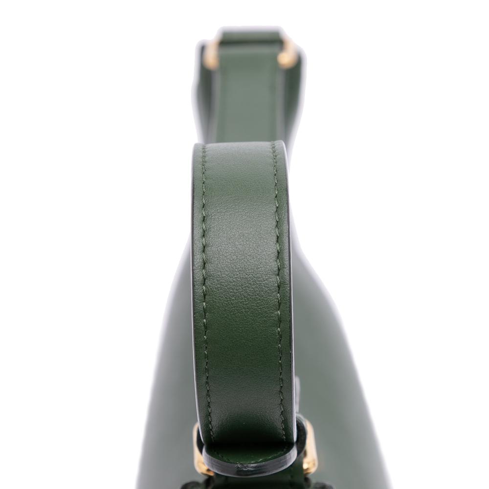 Celine AB Celine Green Dark Green Calf Leather Ava Shoulder Bag Italy