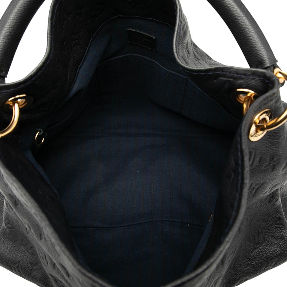 Louis Vuitton B Louis Vuitton Blue Navy Monogram Empreinte Leather Artsy MM Spain