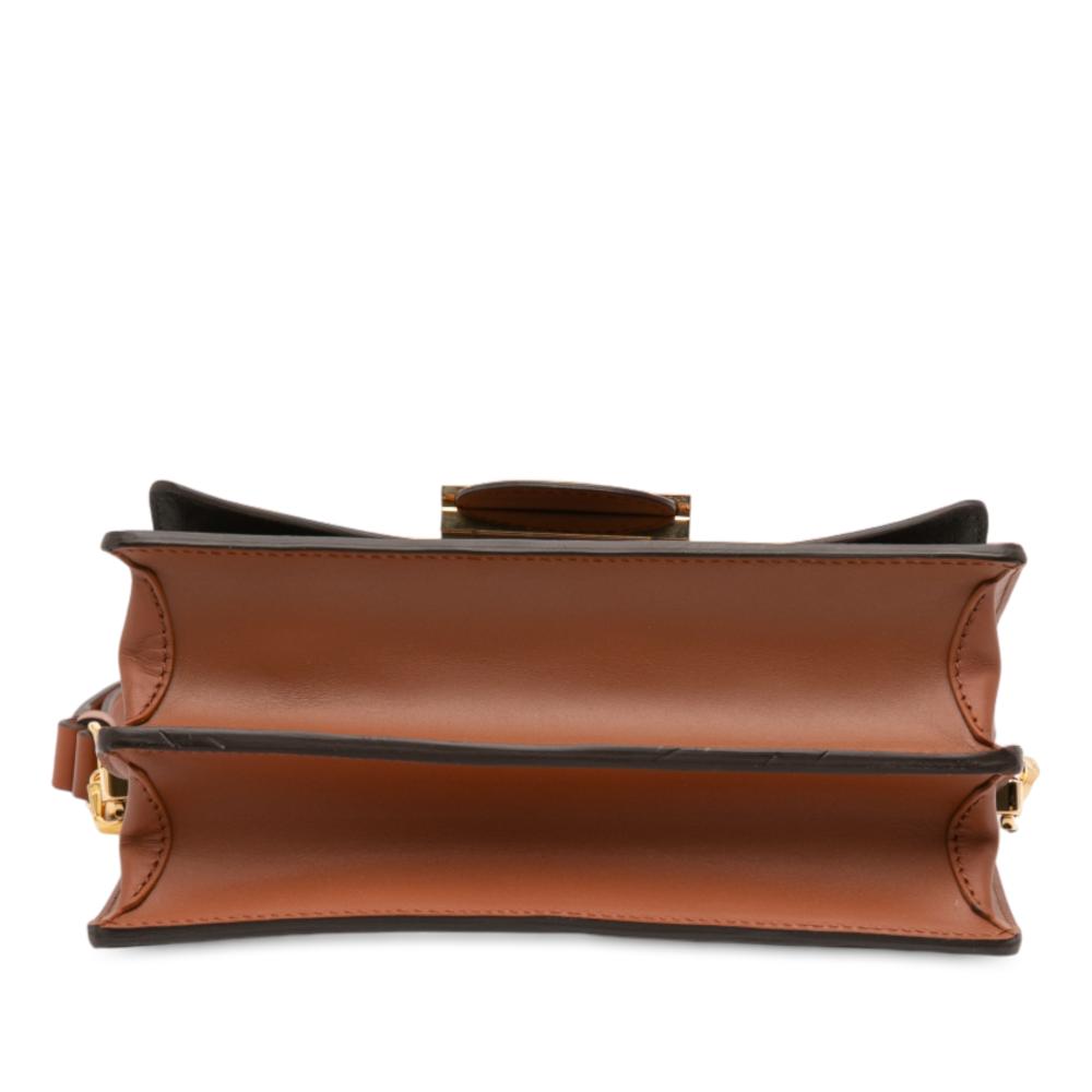 Louis Vuitton AB Louis Vuitton Brown Monogram Canvas Fabric Monogram Reverse Dauphine MM Spain