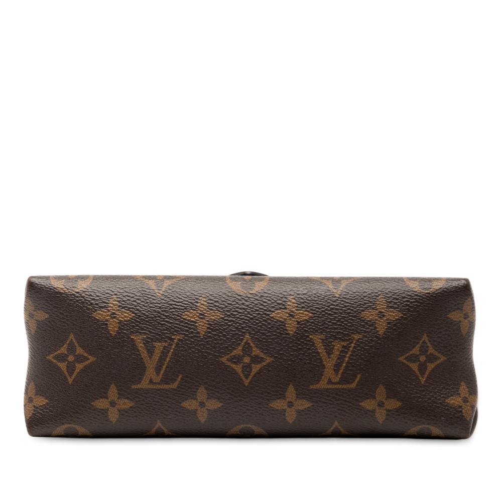 Louis Vuitton B Louis Vuitton Brown with White Monogram Canvas Fabric Monogram Locky BB France