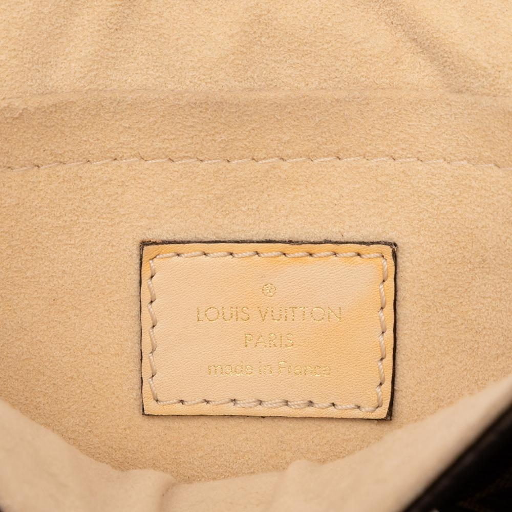 Louis Vuitton B Louis Vuitton Brown with White Monogram Canvas Fabric Monogram Locky BB France