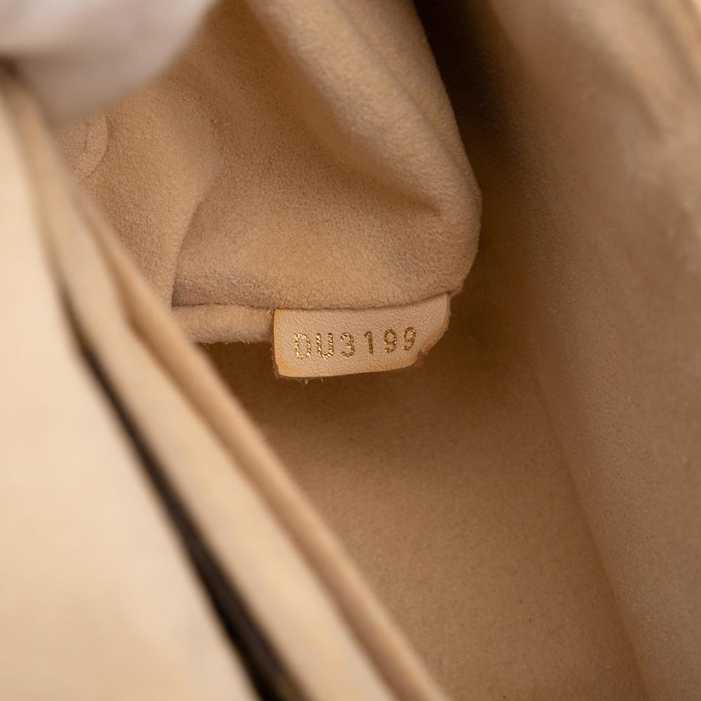 Louis Vuitton B Louis Vuitton Brown with White Monogram Canvas Fabric Monogram Locky BB France