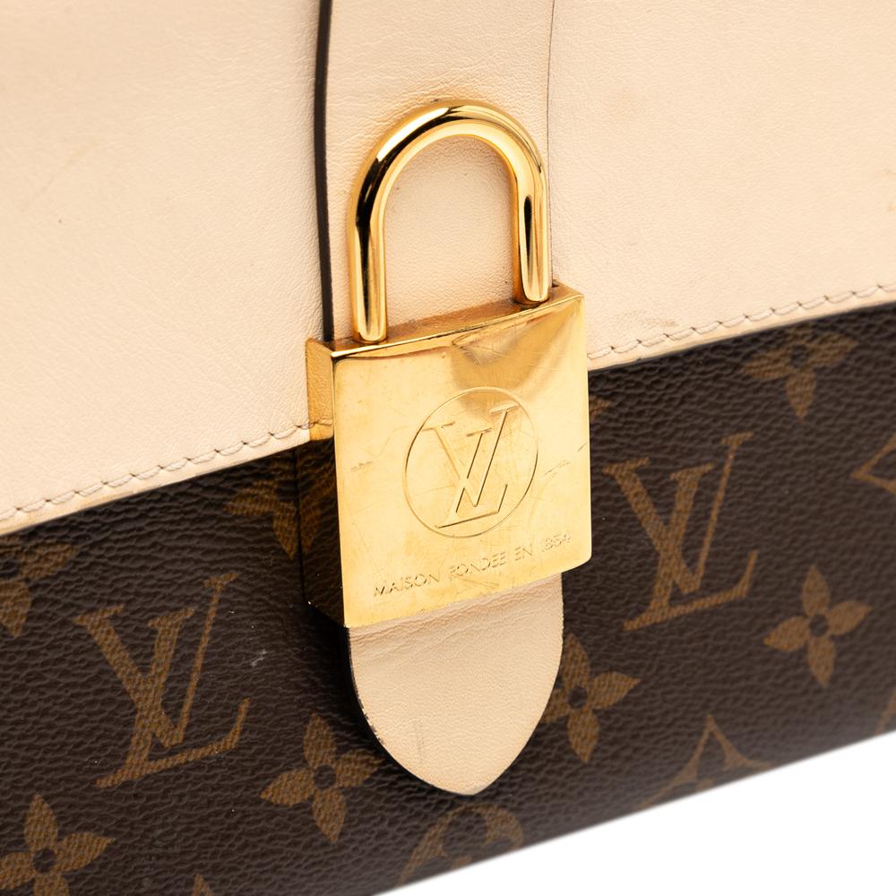 Louis Vuitton B Louis Vuitton Brown with White Monogram Canvas Fabric Monogram Locky BB France